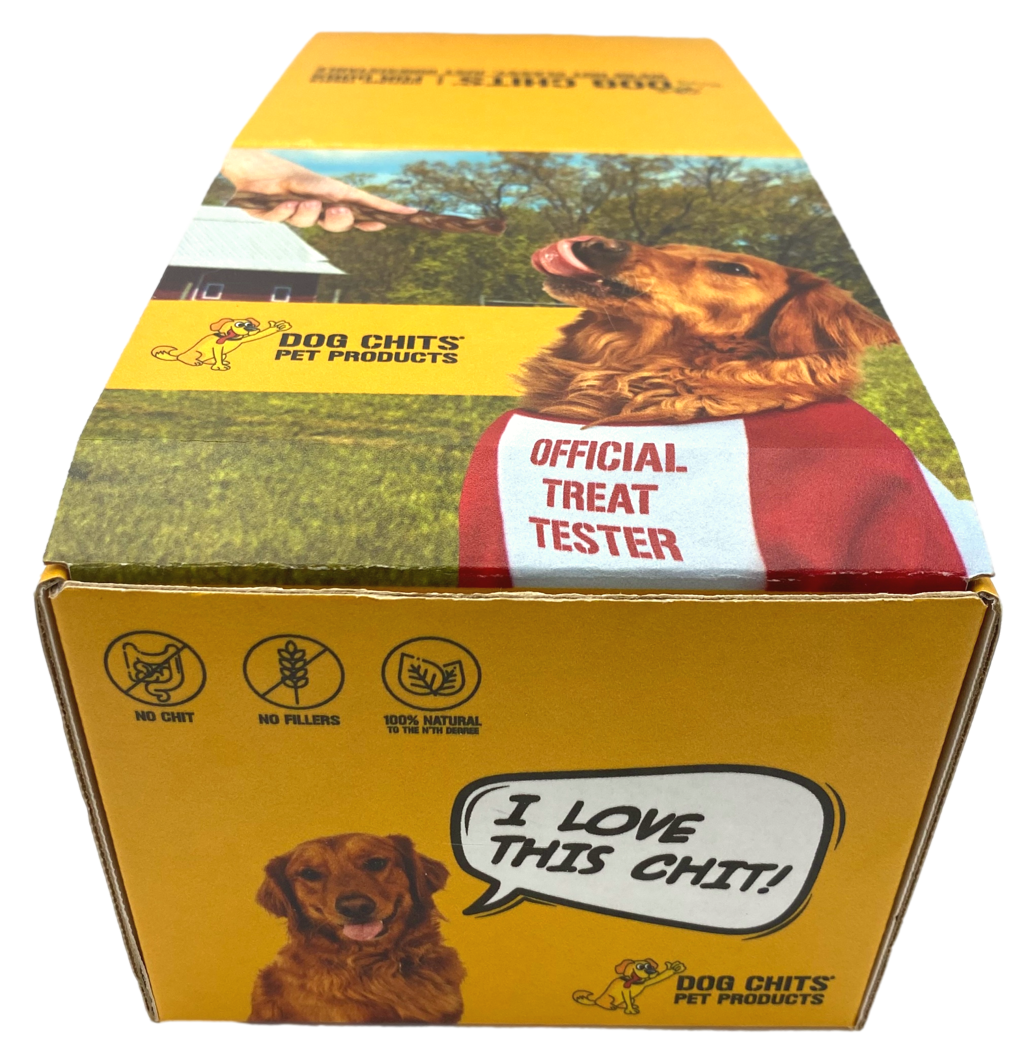 Beef Collagen Sticks, 6" 50 Pack, Open Top Bin Box (WHOLESALE ONLY)